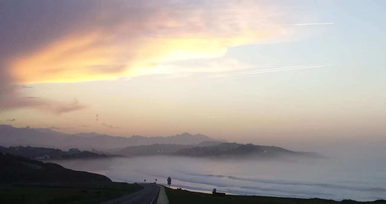 Cantabria the view from Oyambre to SanVicente