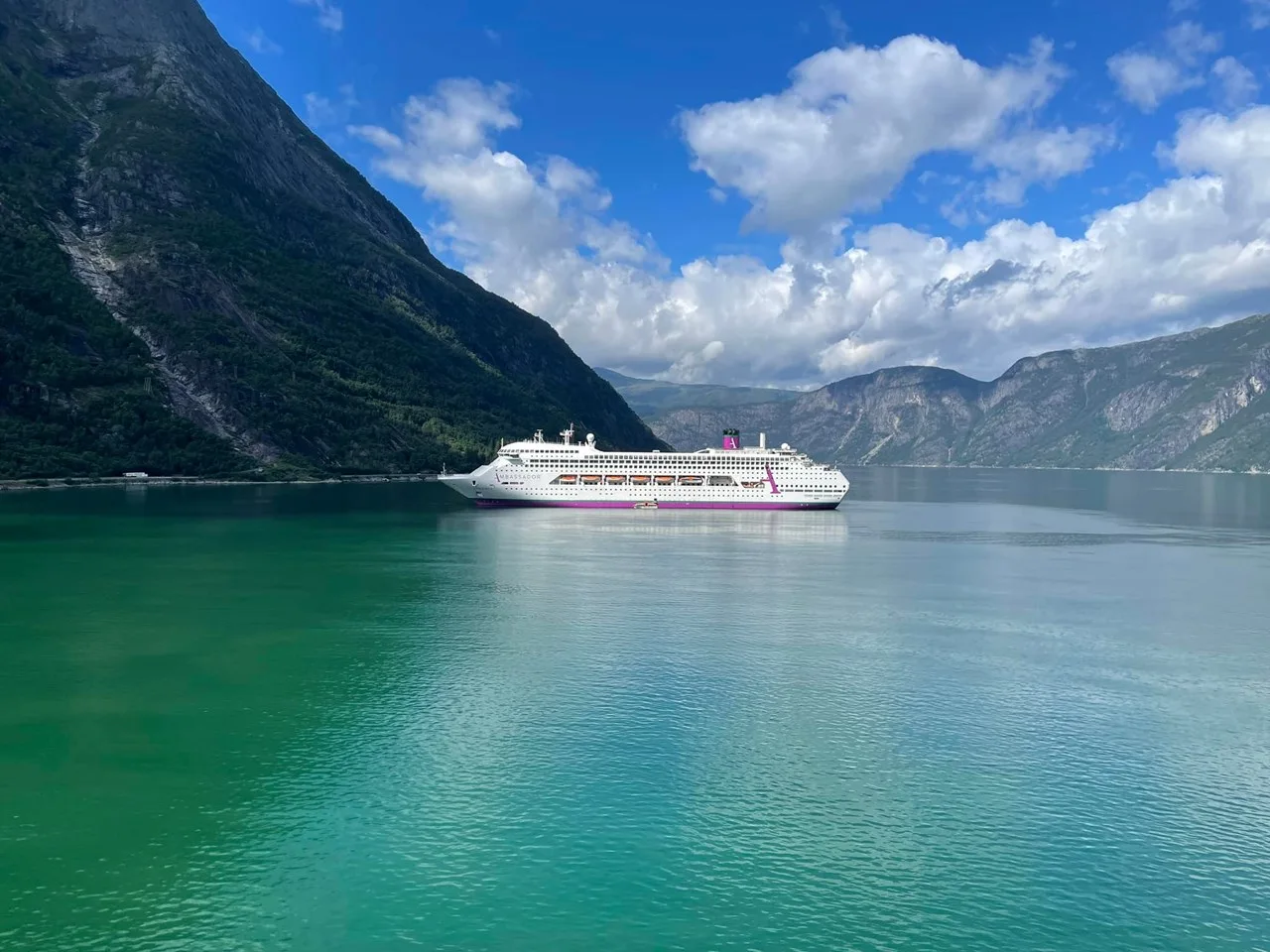 Ambassador Cruise Ambience in fjord