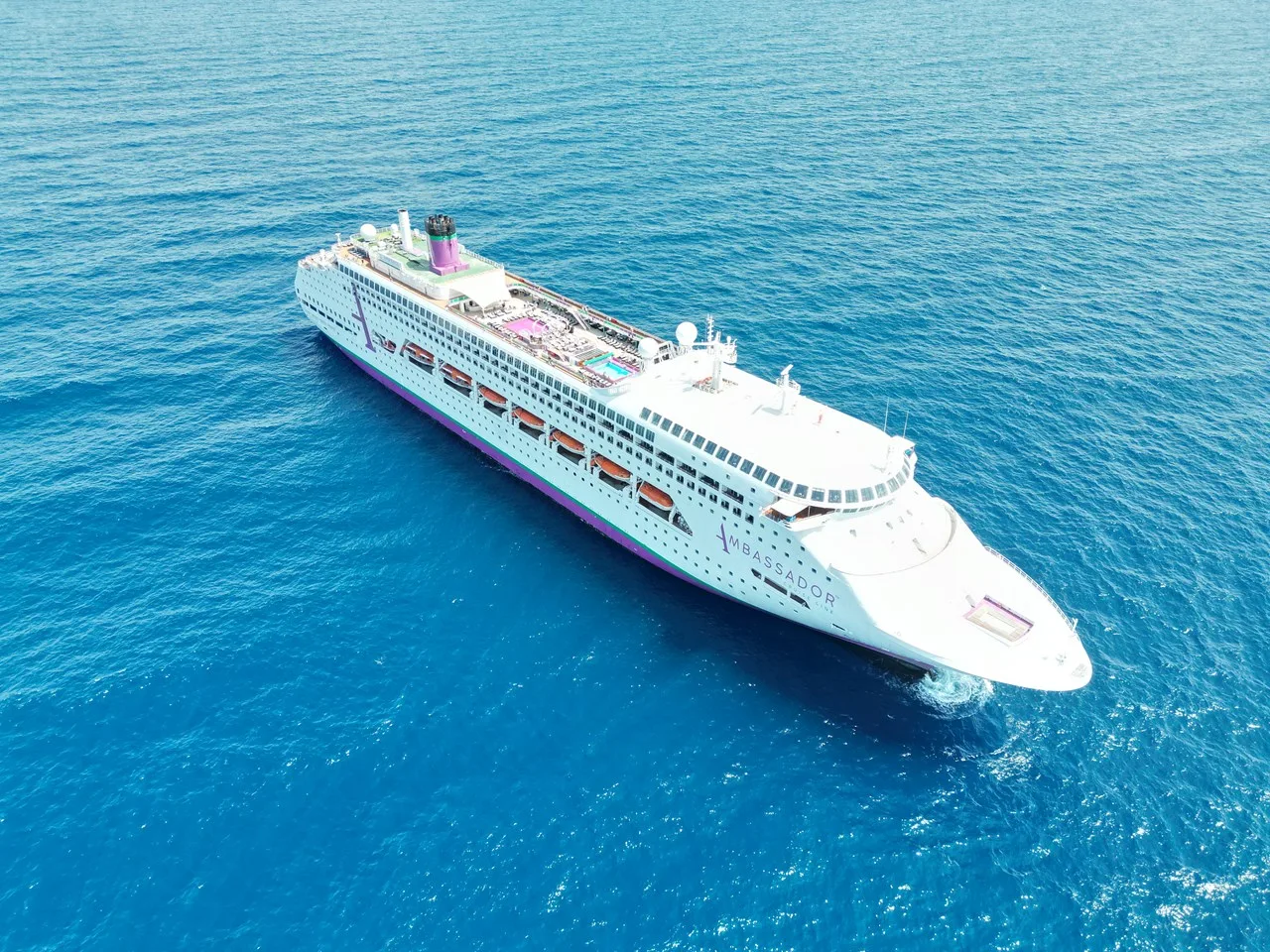 Ambassador Cruise Ambience at sea