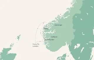 Ambassador 27 Norway Cruise Map