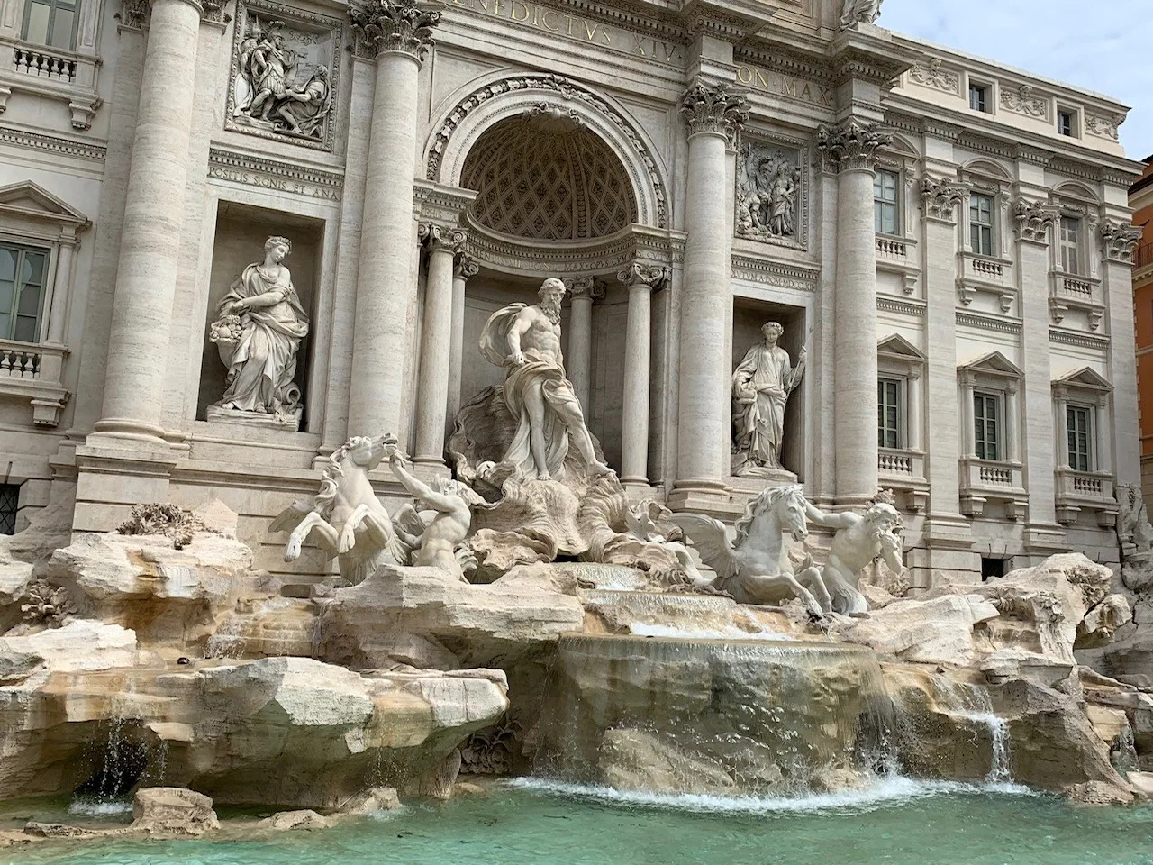 Rome Trevi fountain